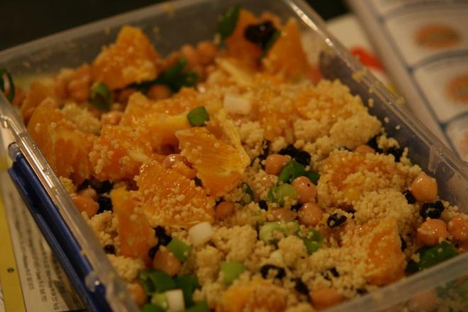Couscous, Orange & Chickpea Salad