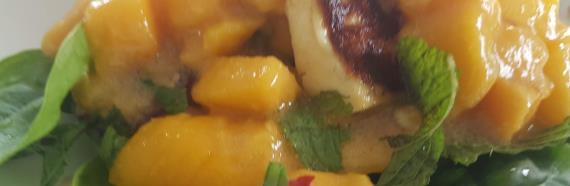 Mango & Halloumi Salad