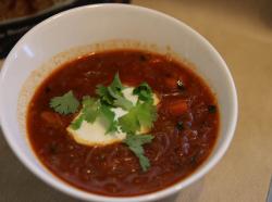 Tomato Soup with Vermicelli & Ras El Hanout