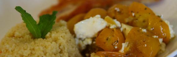 Roasted cherry tomato tagine