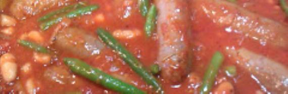 Tuscan Sausage & Bean Casserole