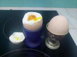 Soft boiled eggs